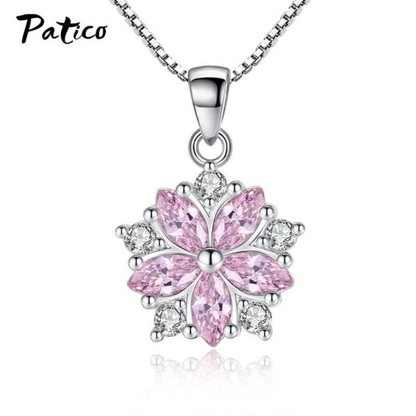sterling silver cz zircon flower pendant necklaces personalized necklace beautiful jewelry women wedding party gift chains
sterling silver cz zircon flower pendant necklaces personalized necklace beautiful jewelry women wedding party gift chains