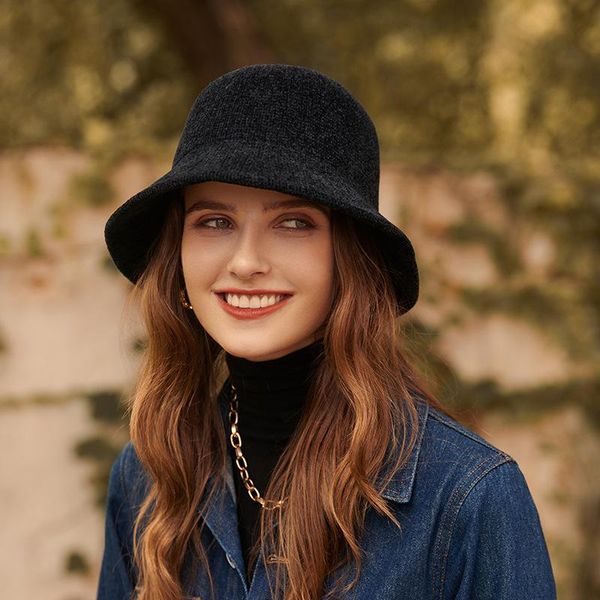 wide brim hats 2021 autumn winter fisherman hat female french elegance fashion panama cap simple elegant dome knitted for women, Blue;gray
wide brim hats 2021 autumn winter fisherman hat female french elegance fashion panama cap simple elegant dome knitted for women, Blue;gray