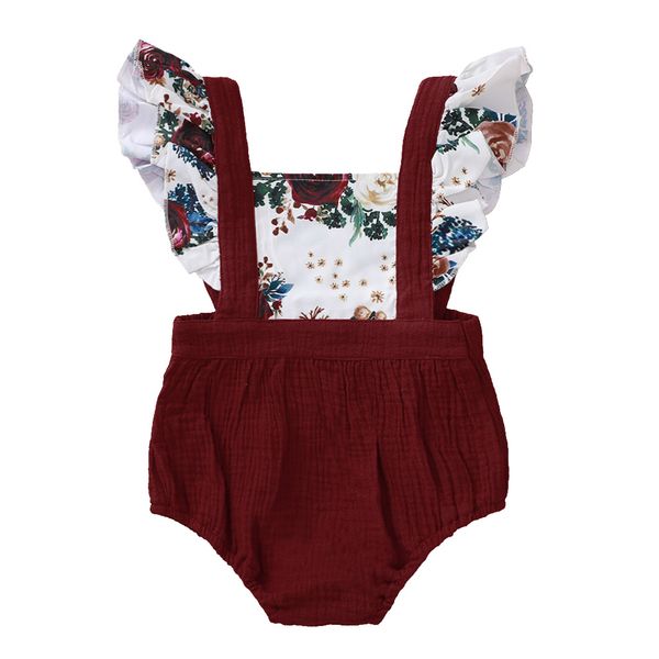 cute newborn baby girl rompers ruffles sleeveless backless floral jumpsuit one pieces summer clothes, White
cute newborn baby girl rompers ruffles sleeveless backless floral jumpsuit one pieces summer clothes, White