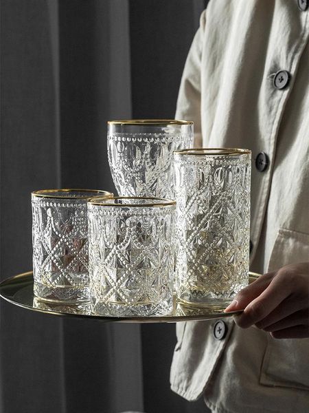 mugs household american carved glass, light luxury phnom penh, retro relief pattern, water cup, transparent coffee wine cup
mugs household american carved glass, light luxury phnom penh, retro relief pattern, water cup, transparent coffee wine cup