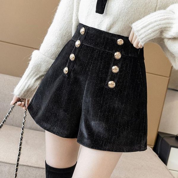 women's shorts women 2021 autumn winter fashion velvet suits female high waist solid office work ladies wide leg x644, White;black
women's shorts women 2021 autumn winter fashion velvet suits female high waist solid office work ladies wide leg x644, White;black