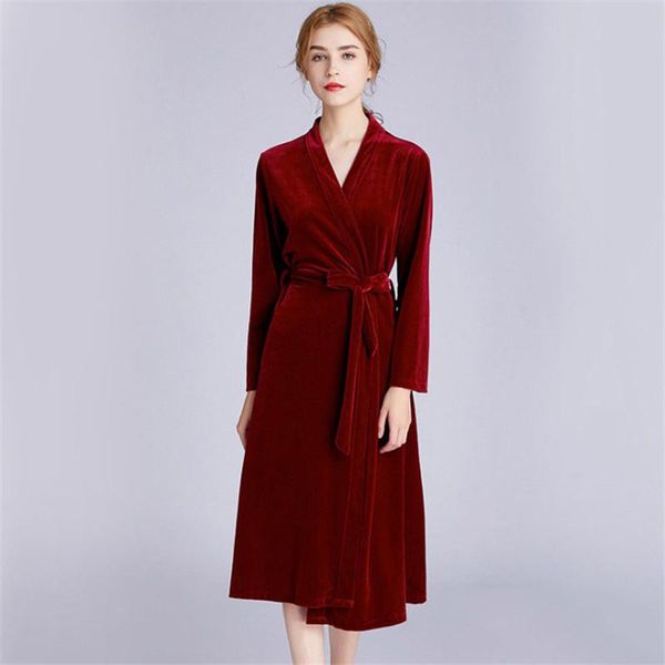 pure color velvet nightgown wedding dressing gown embroidery bride cardigan women women's sleepwear, Black;red
pure color velvet nightgown wedding dressing gown embroidery bride cardigan women women's sleepwear, Black;red