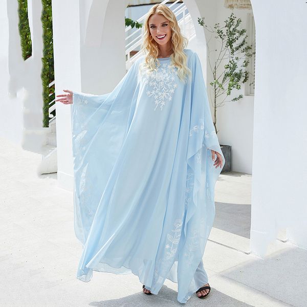 2021plus size chiffon cloak for women muslim fashion abaya embroidery kaftan european clothes dubai girls cape turkey robe 2021, Red
2021plus size chiffon cloak for women muslim fashion abaya embroidery kaftan european clothes dubai girls cape turkey robe 2021, Red