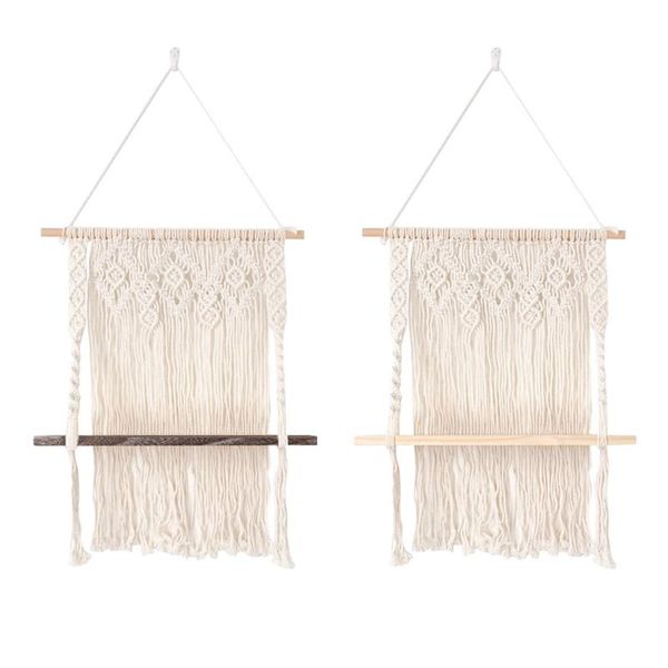 tapestries boho macrame tapestry rack woven wall hanging wooden floating shelf tassel storage hanger for home decorate
tapestries boho macrame tapestry rack woven wall hanging wooden floating shelf tassel storage hanger for home decorate