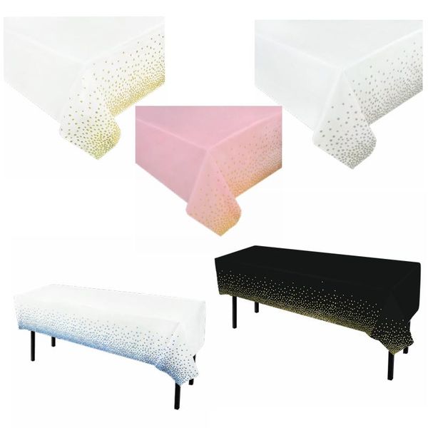 1pc 140cm*270cm plastic rose dot gilded tablecloth disposable table cover birthday party baby shower supplies wedding decoration dinnerware
1pc 140cm*270cm plastic rose dot gilded tablecloth disposable table cover birthday party baby shower supplies wedding decoration dinnerware