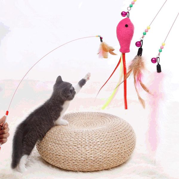 cat toys toy feather for cats playing interactive set replacement head flexible handle pet product
cat toys toy feather for cats playing interactive set replacement head flexible handle pet product