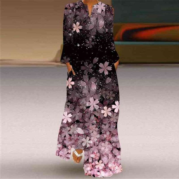 autumn spring boho beach maxi dress women retro print loose v neck long sleeve pocket large size long dress robe, Black;gray
autumn spring boho beach maxi dress women retro print loose v neck long sleeve pocket large size long dress robe, Black;gray