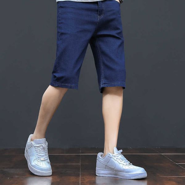 thin summer ice denim shorts men's capris summer pants loose straight stretch horse, Blue
thin summer ice denim shorts men's capris summer pants loose straight stretch horse, Blue