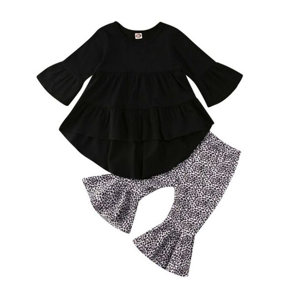 2pcs toddler kids baby girl leopard clothes sets 1-5y flare sleeve t-shirt +long pants outfits set, White
2pcs toddler kids baby girl leopard clothes sets 1-5y flare sleeve t-shirt +long pants outfits set, White