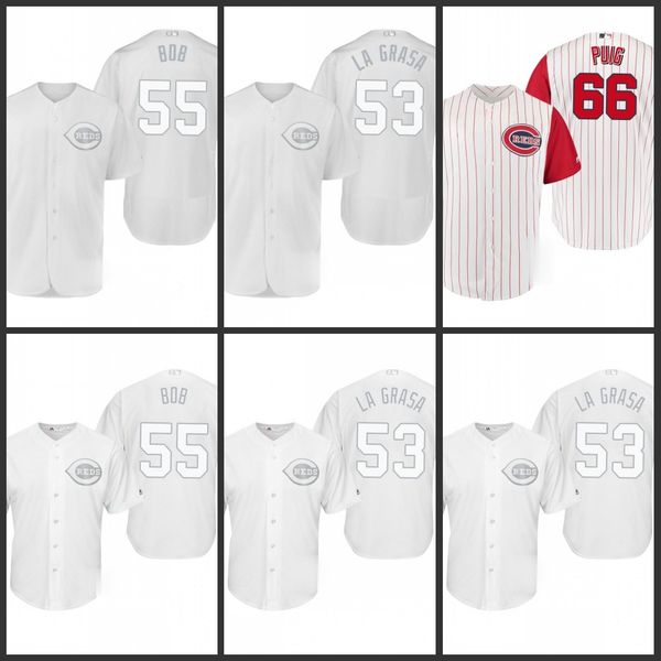 cincinnati reds men 66 yasiel puig throwback 55 robert stephenson bob 53 wandy peralta la grasa women youth jersey, Black;red
cincinnati reds men 66 yasiel puig throwback 55 robert stephenson bob 53 wandy peralta la grasa women youth jersey, Black;red