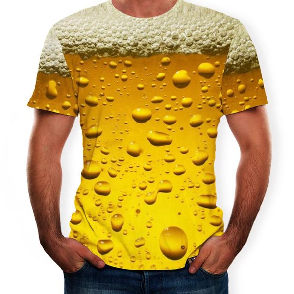 beer bubble 3d pattern print t-shirt summer novelty o-neck casual tee streatwear short sleeve men's t-shirts, White;black
beer bubble 3d pattern print t-shirt summer novelty o-neck casual tee streatwear short sleeve men's t-shirts, White;black