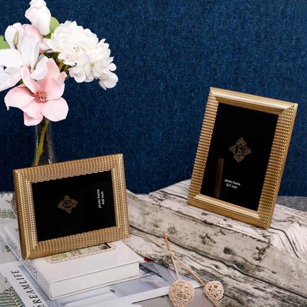 frames 6/7 inch modern simple style metal light luxury brass picture frame living room decoration
frames 6/7 inch modern simple style metal light luxury brass picture frame living room decoration