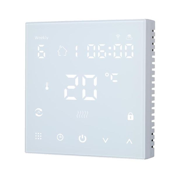 smart home control wi-fi thermostat temperature controller app lcd display touch-control panel programmable timer 3a for gas boiler syetem
smart home control wi-fi thermostat temperature controller app lcd display touch-control panel programmable timer 3a for gas boiler syetem