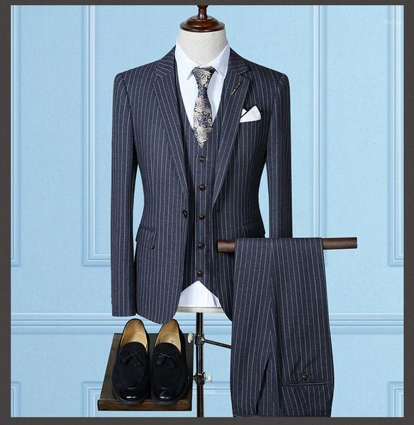 latest stripe mens suits 3 pieces fashion custom made business tuxedos wedding groomsmen outfit(jacket+pant+vest+tie) men's & blazers, White;black
latest stripe mens suits 3 pieces fashion custom made business tuxedos wedding groomsmen outfit(jacket+pant+vest+tie) men's & blazers, White;black