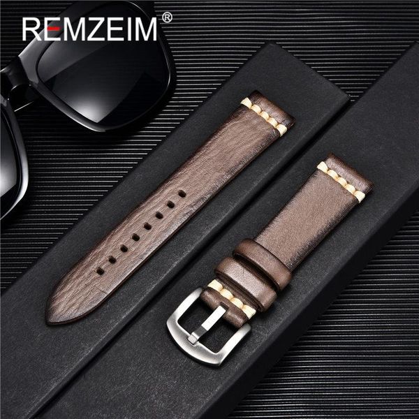 watch bands remzeim leather strap vintage 18mm 20mm 22mm 24mm genuine band belt gray black green, Black;brown
watch bands remzeim leather strap vintage 18mm 20mm 22mm 24mm genuine band belt gray black green, Black;brown