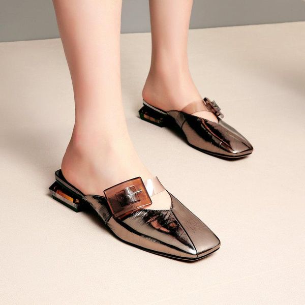slippers 2021 fashion women sandals real leather low heels square toe shoes woman summer rome casual party basic, Black
slippers 2021 fashion women sandals real leather low heels square toe shoes woman summer rome casual party basic, Black