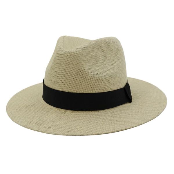 wide brim hats straw hat summer panama men women sun beach for british style fedora chapeau sombrero, Blue;gray
wide brim hats straw hat summer panama men women sun beach for british style fedora chapeau sombrero, Blue;gray
