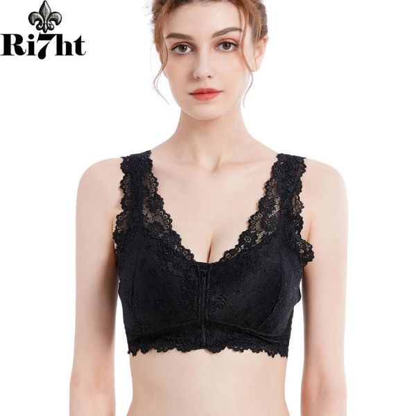 bras fashion women bra front closure solid comfort gather upgrade lace cute ladies tank soft breathable zip, Red;black
bras fashion women bra front closure solid comfort gather upgrade lace cute ladies tank soft breathable zip, Red;black