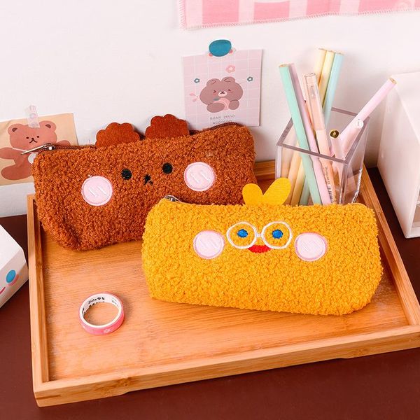pcs/lot kawaii ins cartoon plush animals girly pencil bags pouch stationery organizer case holder school office supplies
pcs/lot kawaii ins cartoon plush animals girly pencil bags pouch stationery organizer case holder school office supplies