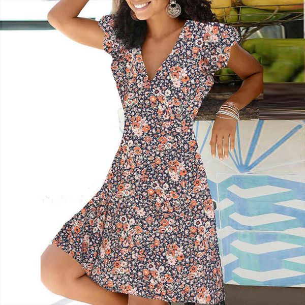 4 summer v neck women dresses flower print short sleeved zipper pullover elegant vintage vestidos de verano, Black;gray
4 summer v neck women dresses flower print short sleeved zipper pullover elegant vintage vestidos de verano, Black;gray