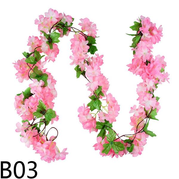 decorative flowers & wreaths 230cm cherry blossoms flower vines artificial sakura garland rattan for wedding arch party home wall hanging de
decorative flowers & wreaths 230cm cherry blossoms flower vines artificial sakura garland rattan for wedding arch party home wall hanging de
