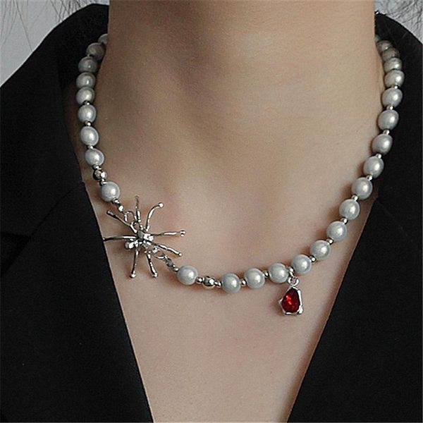 pendant necklaces reflective design luminous red crystal spider necklace for women personality clavicle chain trendy choker jewelry collar, Silver
pendant necklaces reflective design luminous red crystal spider necklace for women personality clavicle chain trendy choker jewelry collar, Silver