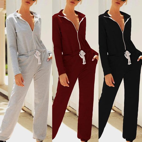 gym clothing women stand collar jumpsuit zipper strap sweater casual rompers -opk, White;black
gym clothing women stand collar jumpsuit zipper strap sweater casual rompers -opk, White;black