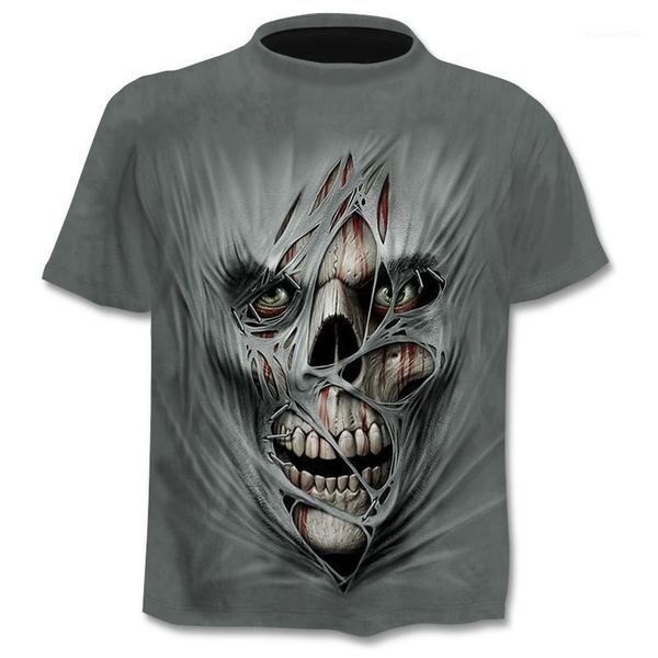men's t-shirts 2021 3d printed horror pattern short-sleeved round neck casual breathable t-shirt, White;black
men's t-shirts 2021 3d printed horror pattern short-sleeved round neck casual breathable t-shirt, White;black