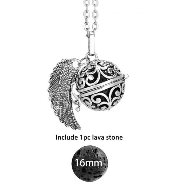 pendant necklaces 1pc multiple shapes hollow locket 16mm black lava stone bead diffuser necklace for jewelry gift, Silver
pendant necklaces 1pc multiple shapes hollow locket 16mm black lava stone bead diffuser necklace for jewelry gift, Silver