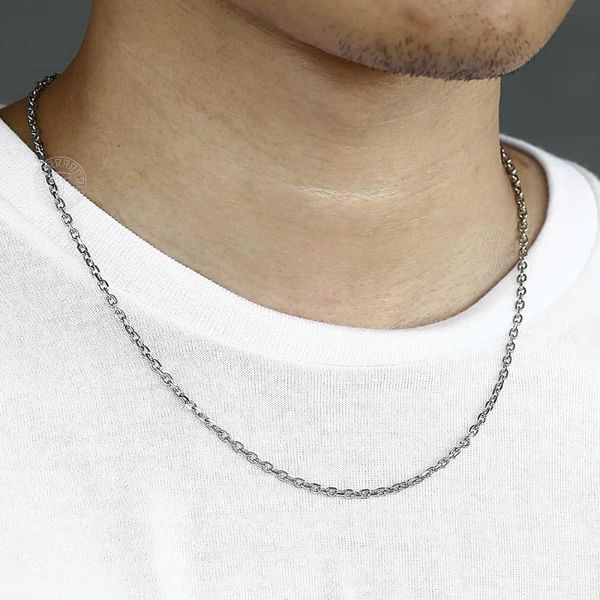 thin rolo necklace chain for men women stainless steel silver color 2.5mm link female jewelry choker 18-24inch dkn144 chains
thin rolo necklace chain for men women stainless steel silver color 2.5mm link female jewelry choker 18-24inch dkn144 chains