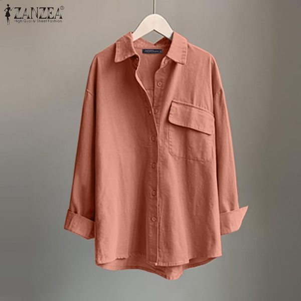 women's blouses & shirts corduroy blouse women 2022 long sleeve tunic casual solid loose lapel oversized vintage warm blusas fem, White
women's blouses & shirts corduroy blouse women 2022 long sleeve tunic casual solid loose lapel oversized vintage warm blusas fem, White