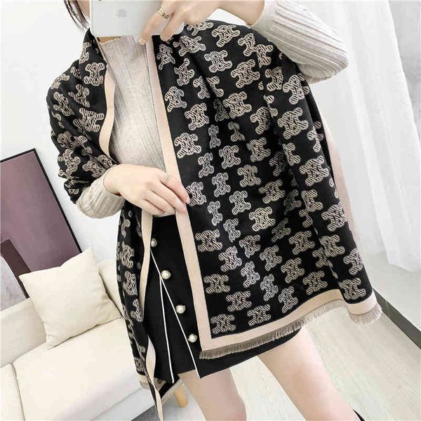 70% off design scarf korean new winter and autumn warm letter scarf, korean version, fashion thickening fringed collar, tiktok, shawl live s, Blue;gray
70% off design scarf korean new winter and autumn warm letter scarf, korean version, fashion thickening fringed collar, tiktok, shawl live s, Blue;gray