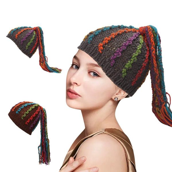 beanie/skull caps 25# multicolor wool hat wig personality tassel braid hip-hop funny outdoor warmer oversize beanies knitted, Blue;gray
beanie/skull caps 25# multicolor wool hat wig personality tassel braid hip-hop funny outdoor warmer oversize beanies knitted, Blue;gray