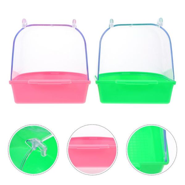 other bird supplies 2pcs parrot hanging caged bathtubs creative bathing cleaning tools
other bird supplies 2pcs parrot hanging caged bathtubs creative bathing cleaning tools