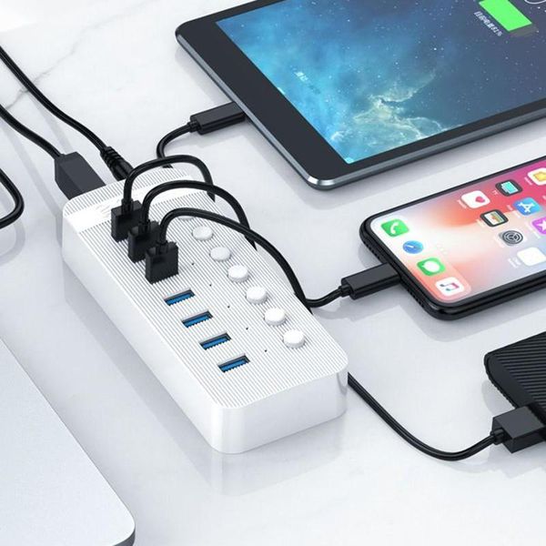 hubs usb hub 3.0, super speed data with cable extension for lap card reader, mouse, pc computer and more
hubs usb hub 3.0, super speed data with cable extension for lap card reader, mouse, pc computer and more