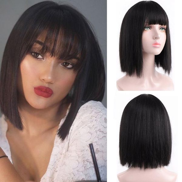 synthetic wigs houyan short straight hair ladies wig shoulder length headband bangs party black brown natural
synthetic wigs houyan short straight hair ladies wig shoulder length headband bangs party black brown natural