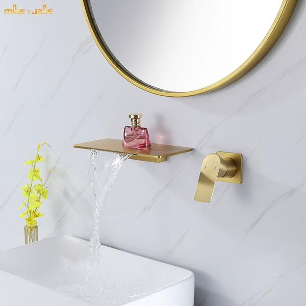 bathroom sink faucets gold brush wall basin faucet frosted waterfall tap mixer and cold water style
bathroom sink faucets gold brush wall basin faucet frosted waterfall tap mixer and cold water style