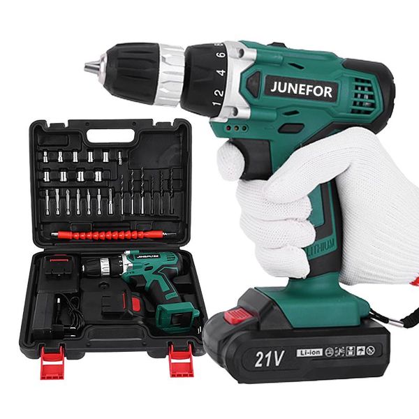 professiona electric drills home cordless drill driver bits set 21v lithium battery 32n.m variable speed impact hammer screwdriver
professiona electric drills home cordless drill driver bits set 21v lithium battery 32n.m variable speed impact hammer screwdriver