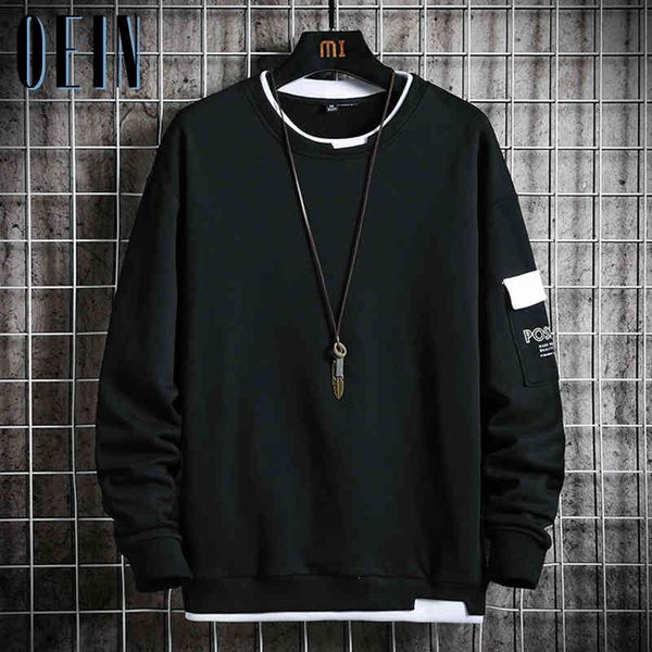 mens casual sweatshirts 2021 men fake two piec hoodie autumn streetwear multi color o-neck fashion harajuku male sweatshirt, Black
mens casual sweatshirts 2021 men fake two piec hoodie autumn streetwear multi color o-neck fashion harajuku male sweatshirt, Black