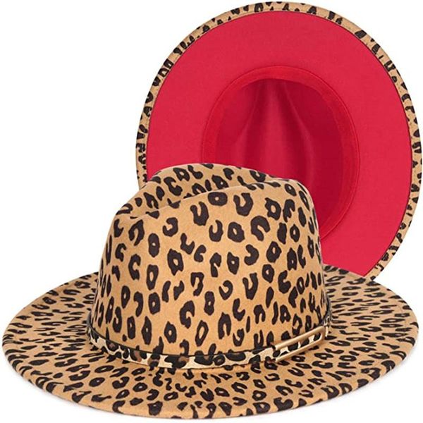 wide brim hats two tone fedora hat mens & womens felt leopard belt buckle panama jazz dress, Blue;gray
wide brim hats two tone fedora hat mens & womens felt leopard belt buckle panama jazz dress, Blue;gray