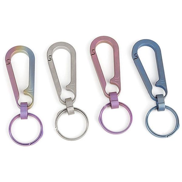 hooks & rails ultralight aviation titanium anti-lost carabiner, keychain, creative gift with 26mm key ring
hooks & rails ultralight aviation titanium anti-lost carabiner, keychain, creative gift with 26mm key ring
