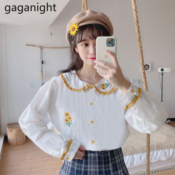 women's blouses & shirts gaganight sweet embroidery flower blouse long sleeve fashion lady white shirt casual loose students blusas spr
women's blouses & shirts gaganight sweet embroidery flower blouse long sleeve fashion lady white shirt casual loose students blusas spr