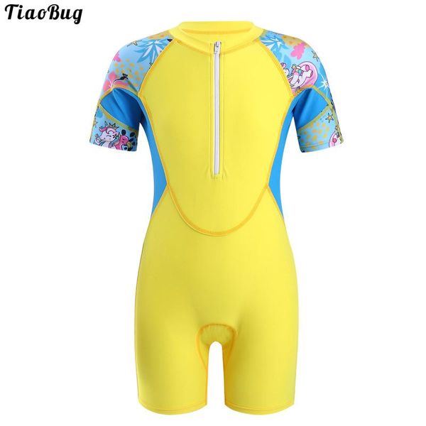 one-pieces tiaobug summer kids girls one-piece swimwear stand collar short sleeves front zipper closure shorts jumpsuit beach, Black
one-pieces tiaobug summer kids girls one-piece swimwear stand collar short sleeves front zipper closure shorts jumpsuit beach, Black