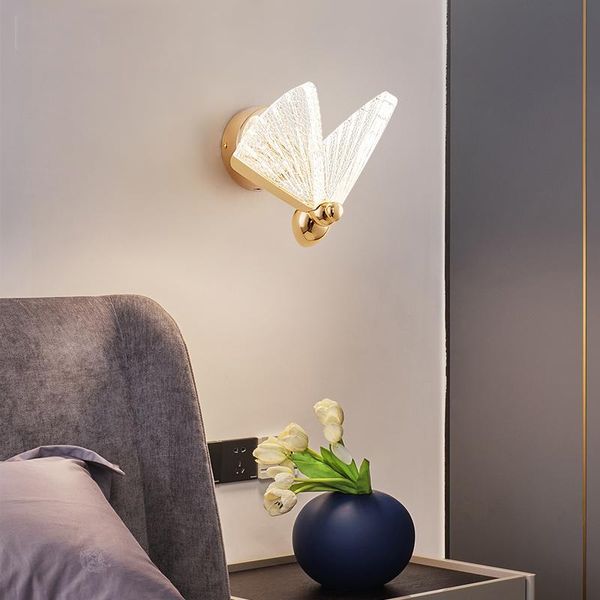 butterfly wall lamp simple modern creative personality tv background light luxury bedroom bedside
butterfly wall lamp simple modern creative personality tv background light luxury bedroom bedside