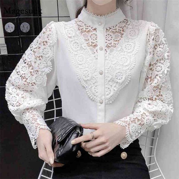 spring long sleeve white blouse women korean chic lace shirt blouses sweet stand collar hollow out female shirts 12948 210512
spring long sleeve white blouse women korean chic lace shirt blouses sweet stand collar hollow out female shirts 12948 210512