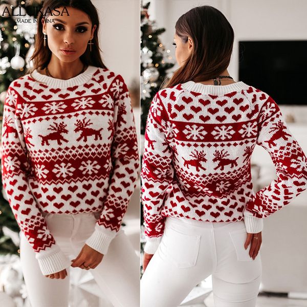 women sweater santa claus xmas printing long sleeve christmas knitting pullover autumn winter fashion jumper female clothes, Black
women sweater santa claus xmas printing long sleeve christmas knitting pullover autumn winter fashion jumper female clothes, Black