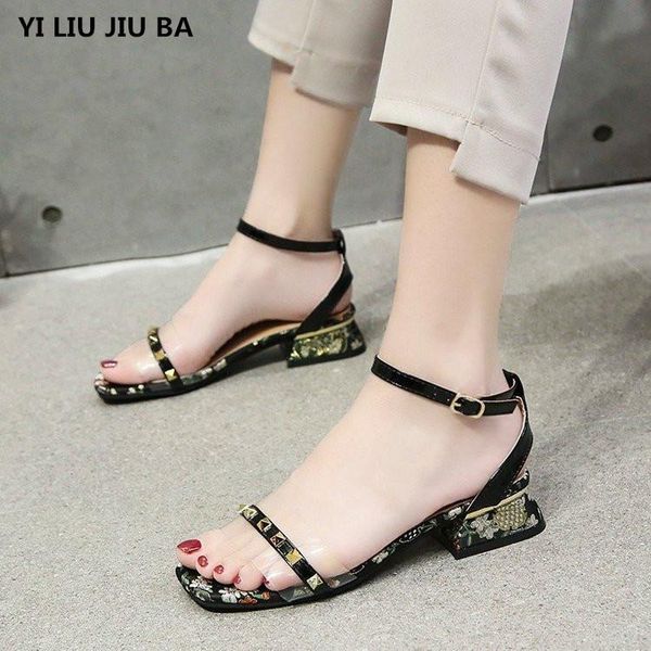 summer women sandals shoes slip on low heels dress wedding square casual woman mujer, Black
summer women sandals shoes slip on low heels dress wedding square casual woman mujer, Black