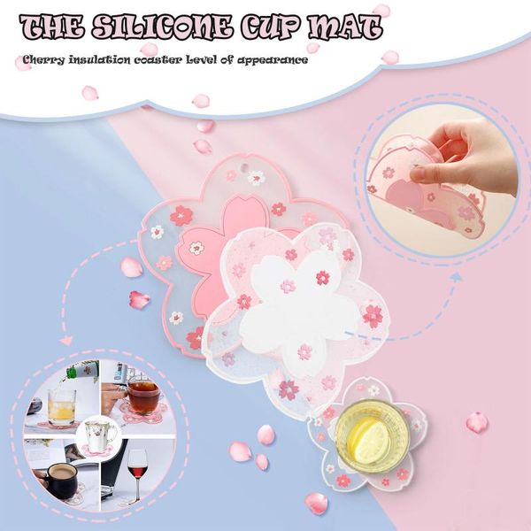 home decor deskheat-insulated bowl household cute flower pattern anti-slip silicone cup mats pvc mat insulation pad 2021 #y2 party favor 
home decor deskheat-insulated bowl household cute flower pattern anti-slip silicone cup mats pvc mat insulation pad 2021 #y2 party favor