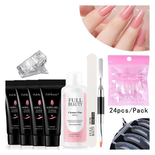 nail gel 15ml polygels set kit for manicure acrylic solution building clear color extension tools, Red;pink
nail gel 15ml polygels set kit for manicure acrylic solution building clear color extension tools, Red;pink