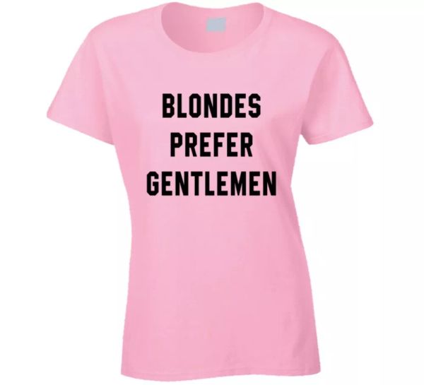 blondes prefer gentlemen chrissy three's company tv show fan womens ladies t shi, White;black
blondes prefer gentlemen chrissy three's company tv show fan womens ladies t shi, White;black